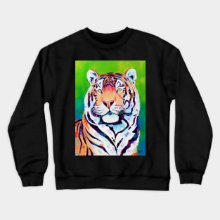 Shining Bright - Tiger Art Crewneck Sweatshirt